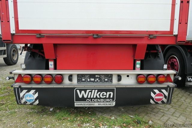 Reboque aberto Wilken A18-4-3, Baustoff, SAF, Luftfederung