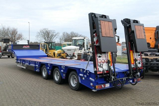 Låglastarsläpvagn GVN 3GVN, Verbreiterbar, Hydr. Rampen, Gelenkt