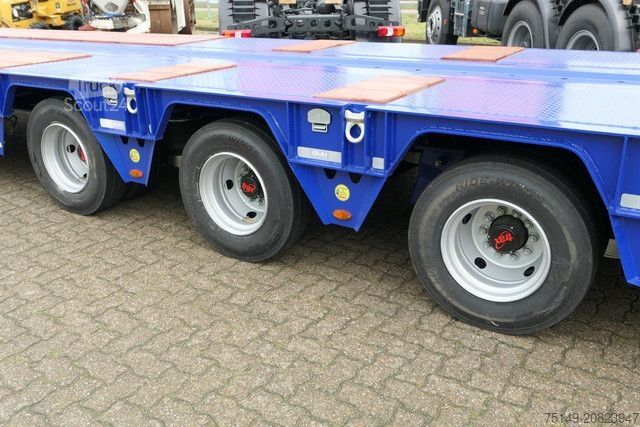 Låglastarsläpvagn GVN 3GVN, Verbreiterbar, Hydr. Rampen, Gelenkt