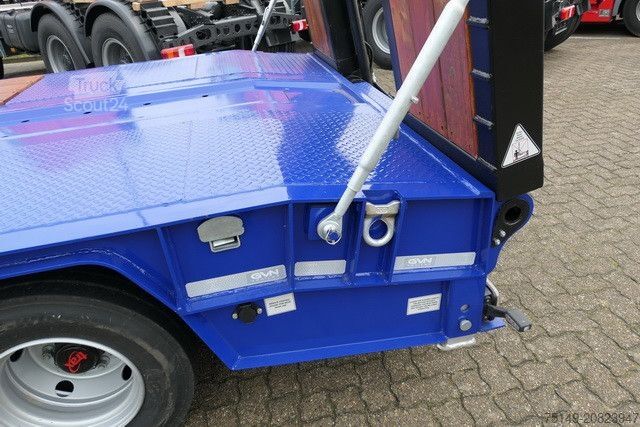 Låglastarsläpvagn GVN 3GVN, Verbreiterbar, Hydr. Rampen, Gelenkt