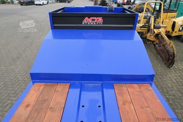 Låglastarsläpvagn GVN 3GVN, Verbreiterbar, Hydr. Rampen, Gelenkt