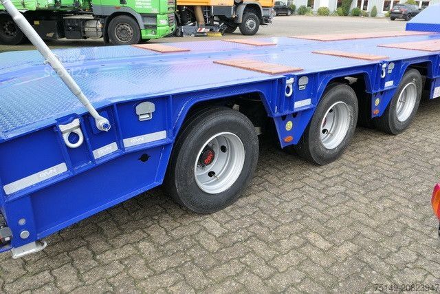 Låglastarsläpvagn GVN 3GVN, Verbreiterbar, Hydr. Rampen, Gelenkt