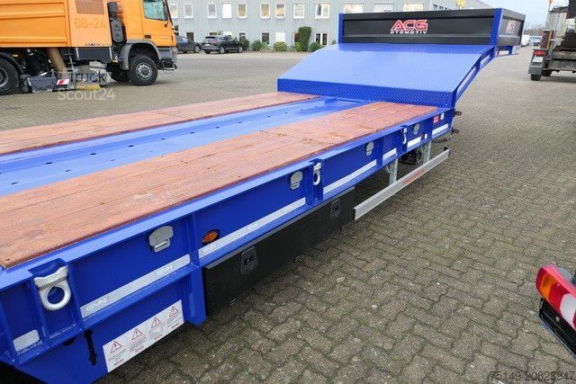 Låglastarsläpvagn GVN 3GVN, Verbreiterbar, Hydr. Rampen, Gelenkt