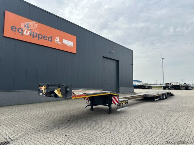Rimorchio della piattaforma KAESSBOHRER Lowbed  / 6.00m extendable / hydraulic ramps  /...