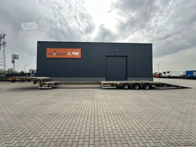 Rimorchio della piattaforma KAESSBOHRER Lowbed  / 6.00m extendable / hydraulic ramps  /...