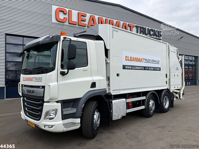 Véhicule de collecte des déchets DAF FAG CF 340 Euro 6 Geesink/Van Schijndel 20m³