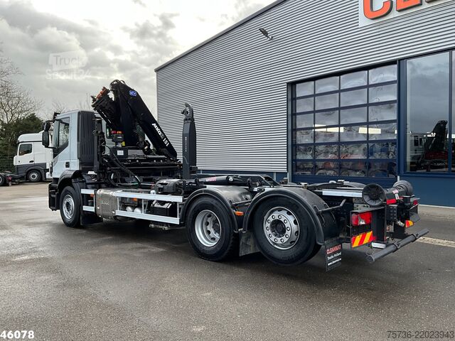 System med krokarm Iveco Stralis AD260SY Euro 6 MKG 15 Tonmeter laadkraa...
