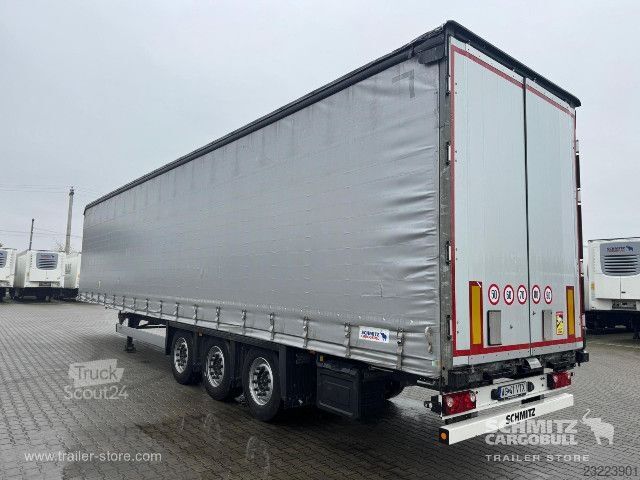 Åben sættevogn med presenning Schmitz Cargobull Curtainsider Mega