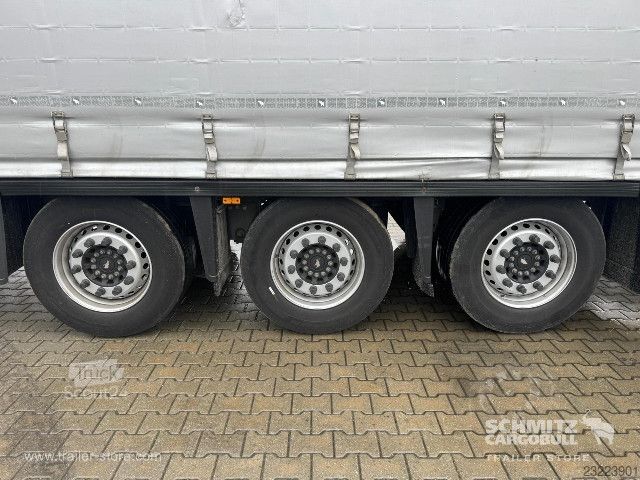 Åben sættevogn med presenning Schmitz Cargobull Curtainsider Mega