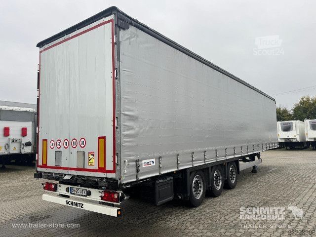 Åben sættevogn med presenning Schmitz Cargobull Curtainsider Mega