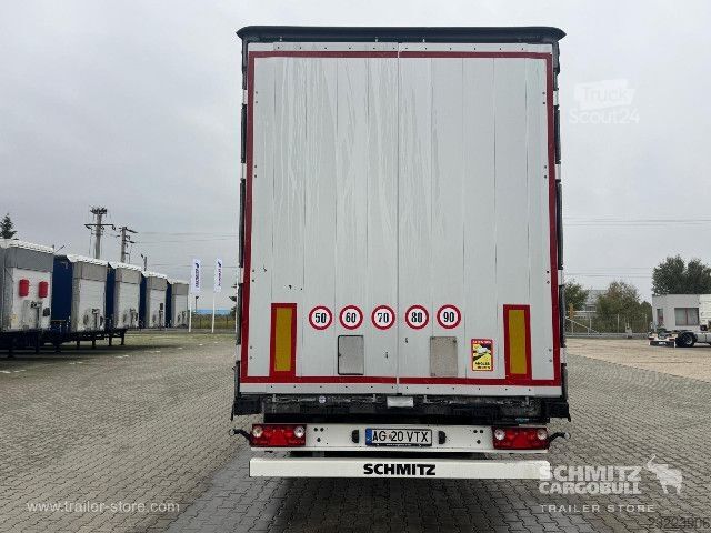 Åben sættevogn med presenning Schmitz Cargobull Curtainsider Mega