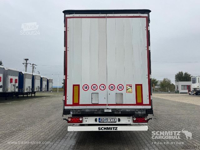 Åben sættevogn med presenning Schmitz Cargobull Curtainsider Mega