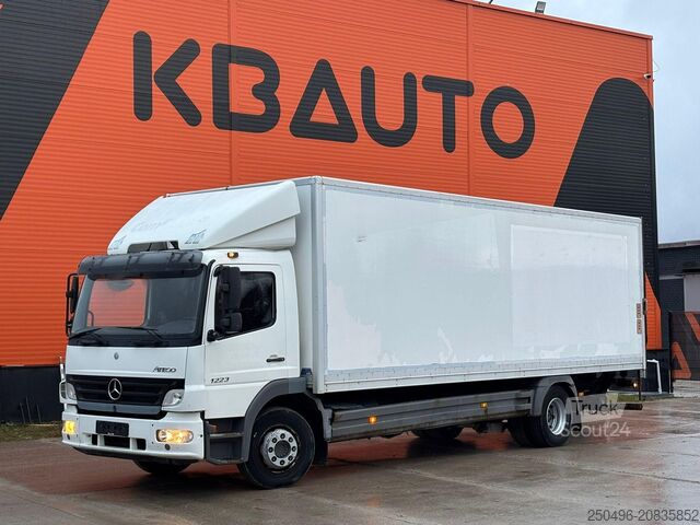 Box body Mercedes-Benz Atego 1223 4x2 BOX HEATING / BOX L=7582 mm