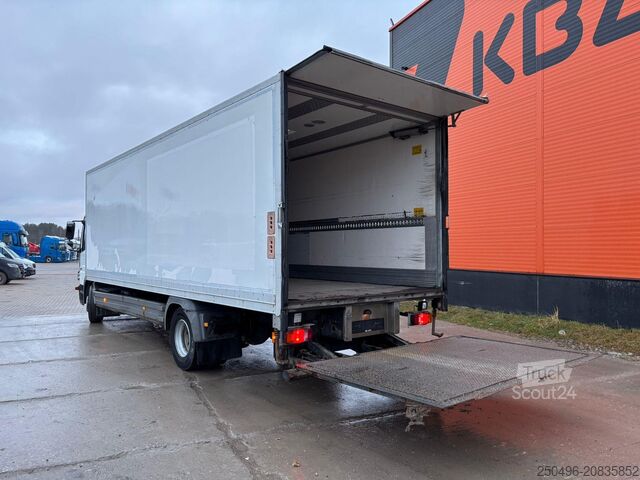 Box body Mercedes-Benz Atego 1223 4x2 BOX HEATING / BOX L=7582 mm