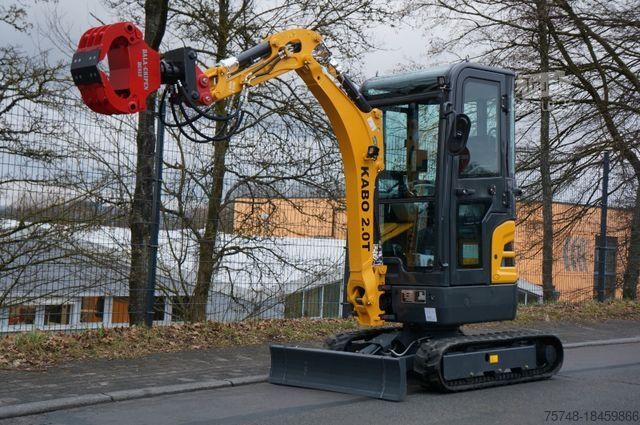 Mini ekskavatör  2T Minibagger Yanmar Diesel inkl Sortiergreifer