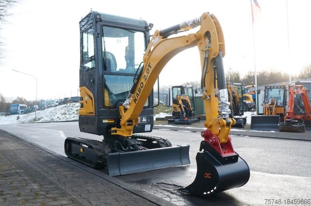 Mini ekskavatör  2T Minibagger Yanmar Diesel inkl Sortiergreifer