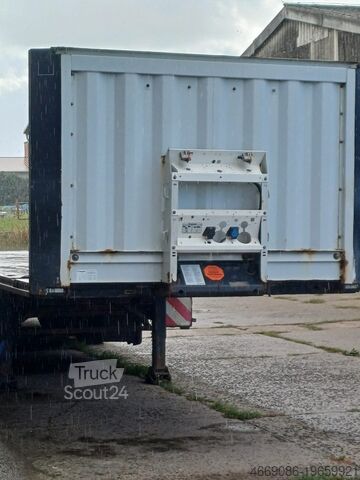 Semi-trailer with flatbed & tarpaulin Krone SD Teistlock SD Twistlock