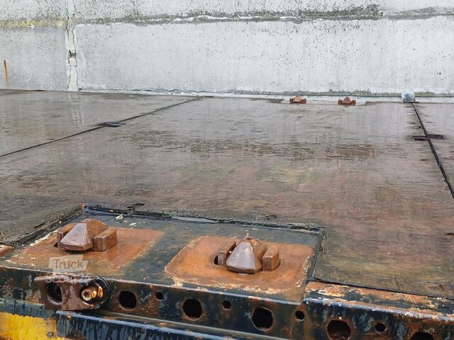 Semi-trailer with flatbed & tarpaulin Krone SD Teistlock SD Twistlock