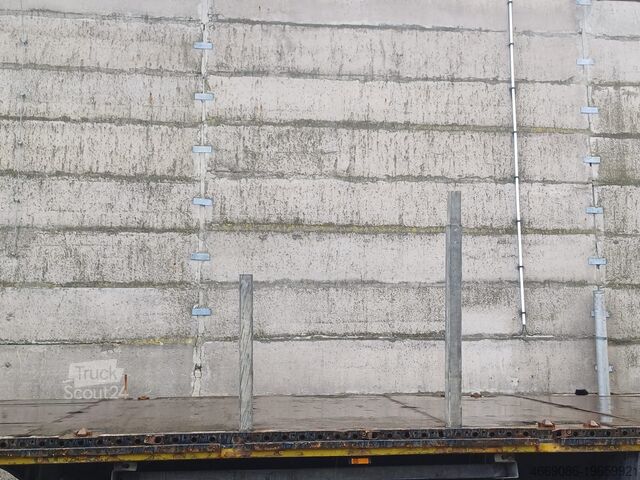 Semi-trailer with flatbed & tarpaulin Krone SD Teistlock SD Twistlock