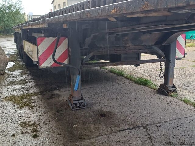 Semi-trailer with flatbed & tarpaulin Krone SD Teistlock SD Twistlock