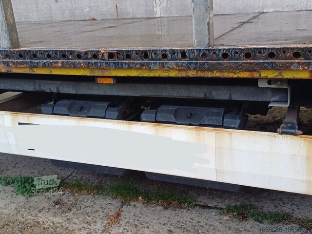 Semi-trailer with flatbed & tarpaulin Krone SD Teistlock SD Twistlock