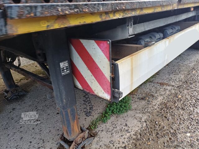 Semi-trailer with flatbed & tarpaulin Krone SD Teistlock SD Twistlock