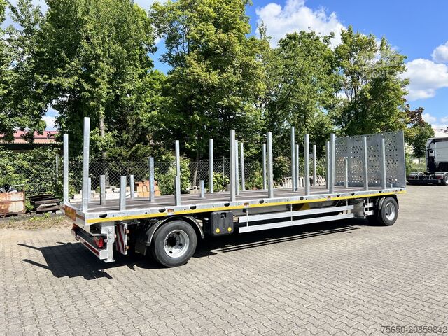 Nyitott pótkocsi Möslein T 2 Plato 7,60 m  2 Achs Jumbo- Plato- Anhänger Mega