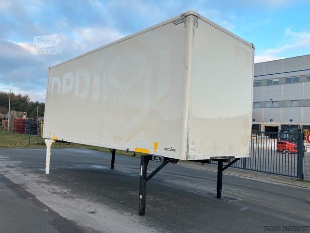 Remolque con caja móvil SPIER Wechselbrücke Koffer