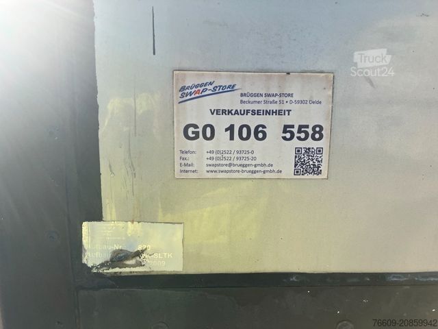 Swap body trailer KRONE Wechselbrücke Kühlaufbau