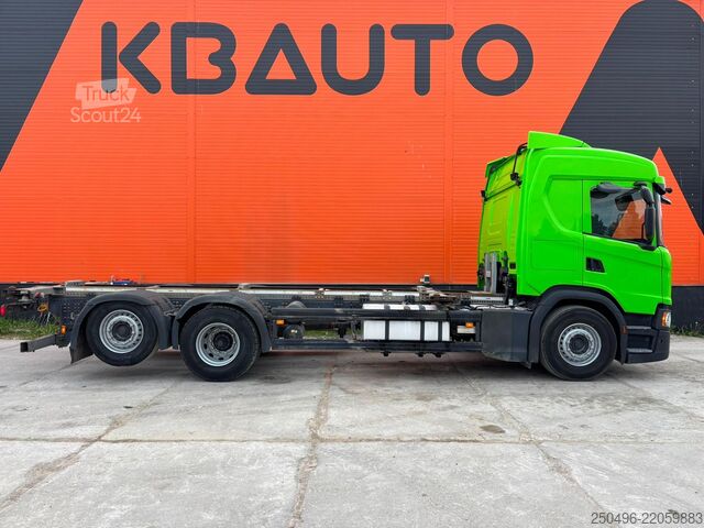 Transport av containrar Scania G 500 6x2 RETARDER / CHASSIS L=7066 mm