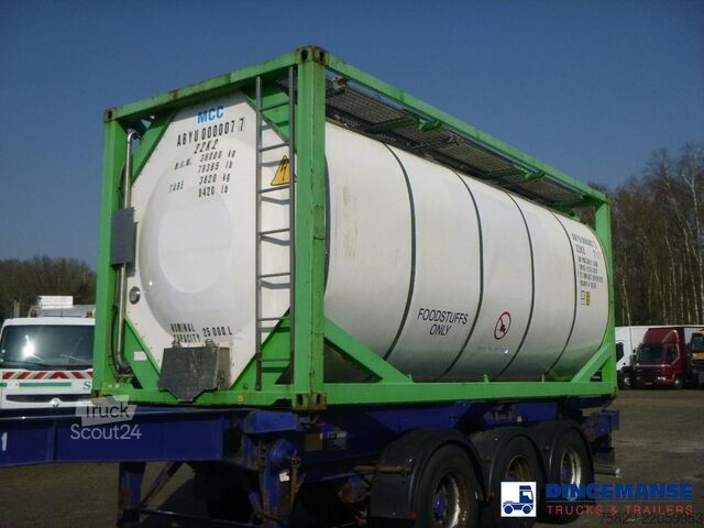 Cisterni kontejner Danteco Food tank container inox 20 ft / 25 m3 / 1 comp