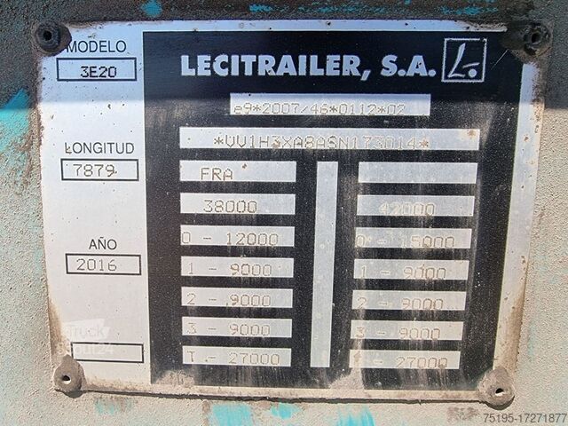 Akseli SAF BI9 - 22K01 - SBK2243-11S (2x Lifting axle 1x F...