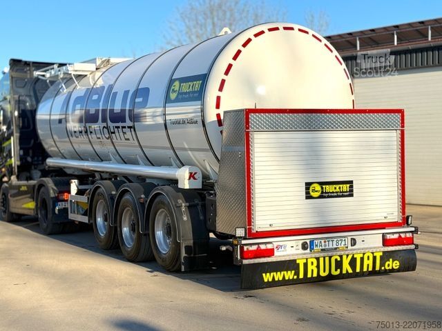Tartály félpótkocsi KÄSSBOHRER AD-BLUE 28 cbm,Bartec Messanlage,Vogelsang Pumpe