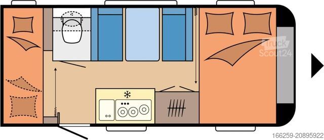 Caravane HOBBY OnTour 470 KMF, Mover Sonderpreis