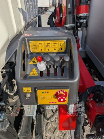 камион с кран и фургон Fuso Canter 9C18 Fassi M40 Pritsche 4,5 m