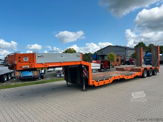 Tieflader-Sattelauflieger LANGENDORF 3 Achsen Tiefbett Sattel Typ SATBUE 30/35