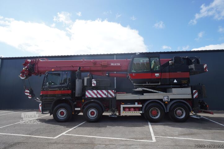 Camión grúa Mercedes-Benz ACTROS 4141 / FAUN HK60 MOBILE CRANE WITH JIB