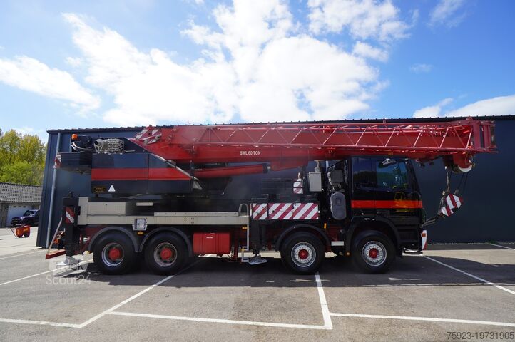 Camión grúa Mercedes-Benz ACTROS 4141 / FAUN HK60 MOBILE CRANE WITH JIB