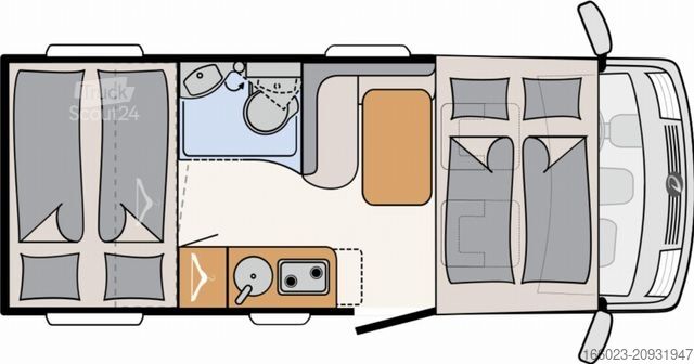 Autorulotă integrată DETHLEFFS Globebus Active I 1