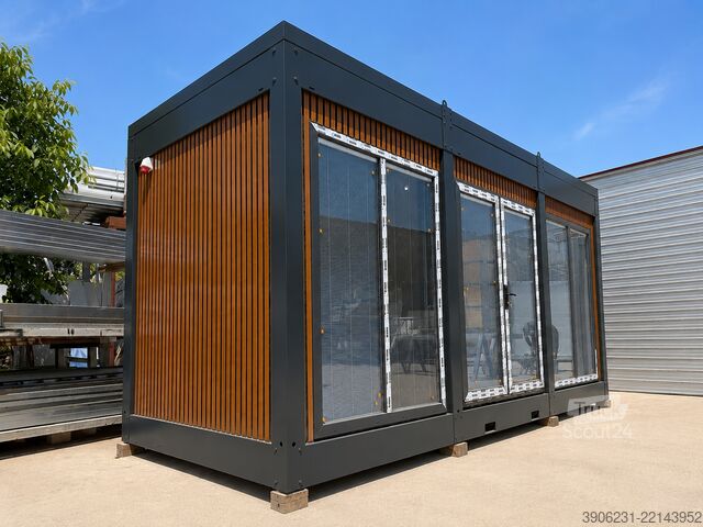 Contenedor de Oficina | Contenedor Resid Bürocontainer / Wohncontainer NORDSTARK Decke/Wand/Boden: 20 cm PUR