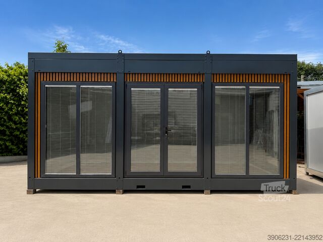 Contenedor de Oficina | Contenedor Resid Bürocontainer / Wohncontainer NORDSTARK Decke/Wand/Boden: 20 cm PUR