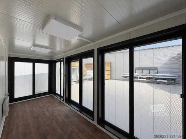 Contenedor de Oficina | Contenedor Resid Bürocontainer / Wohncontainer NORDSTARK Decke/Wand/Boden: 20 cm PUR