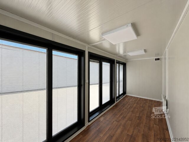 Contenedor de Oficina | Contenedor Resid Bürocontainer / Wohncontainer NORDSTARK Decke/Wand/Boden: 20 cm PUR