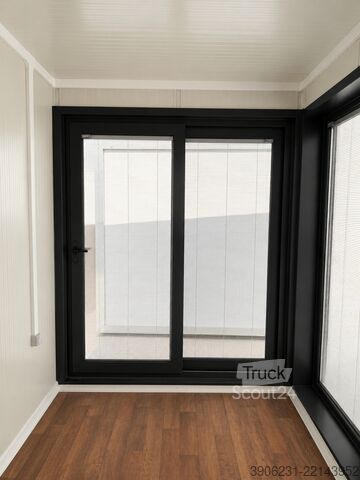 Contenedor de Oficina | Contenedor Resid Bürocontainer / Wohncontainer NORDSTARK Decke/Wand/Boden: 20 cm PUR