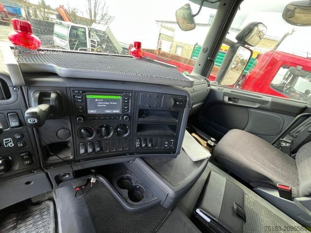 Бортовой грузовик с тентом SCANIA G 410 6x2 Pritsche Heckkran Palfinger PK 27002