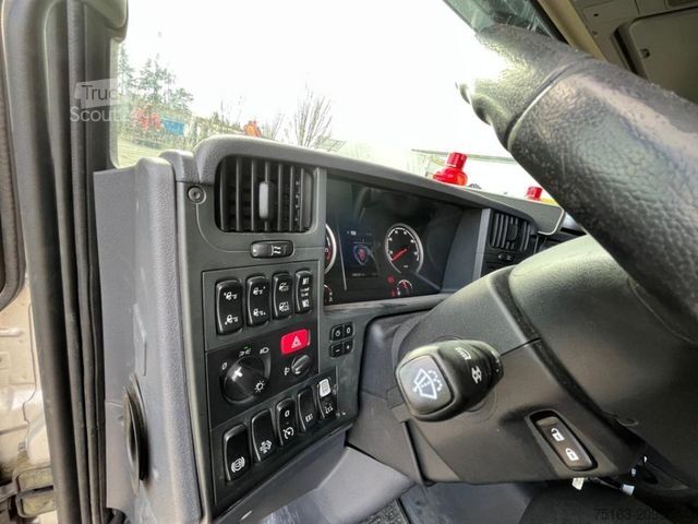 Бортовой грузовик с тентом SCANIA G 410 6x2 Pritsche Heckkran Palfinger PK 27002