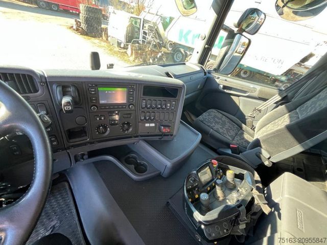 Ladbil med presenning SCANIA G 410 6x2 Pritsche Heckkran Palfinger PK 27002
