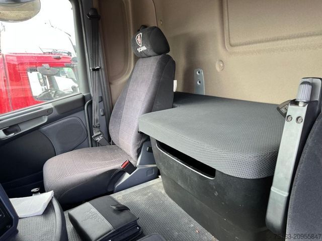 Ladbil med presenning SCANIA G 410 6x2 Pritsche Heckkran Palfinger PK 27002