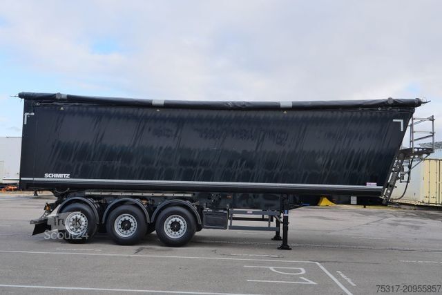 Semi-remorque benne SCHMITZ CARGOBULL SKI 24 SL 9,6/ 55 m³ MULTITÜRE 6300 kg GETREIDE
