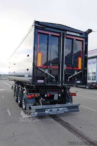 Semi-remorque benne SCHMITZ CARGOBULL SKI 24 SL 9,6/ 55 m³ MULTITÜRE 6300 kg GETREIDE